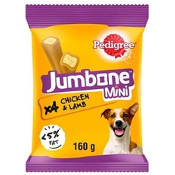 Pedigree Jumbone Small Dog Treats with Chicken and Lamb 4 Chews PACK 8
