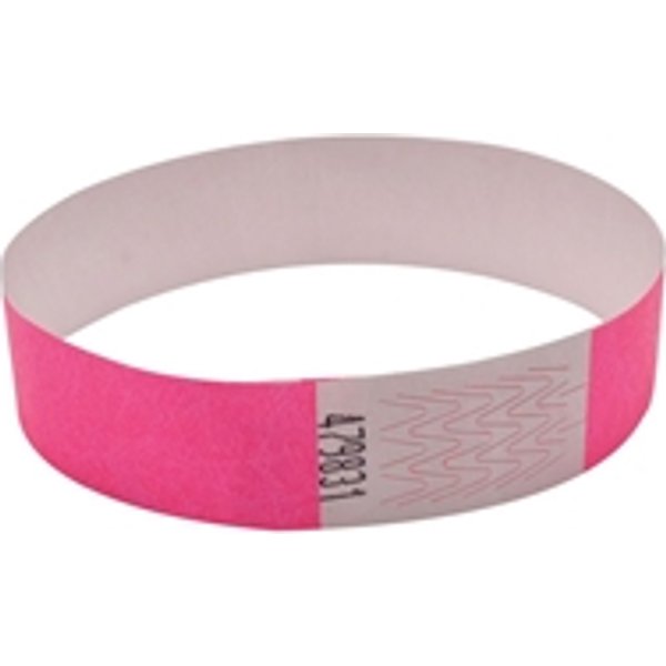 Announce Wrist Bands 19mm Pink Pack of 1000 AA01837 AA01837