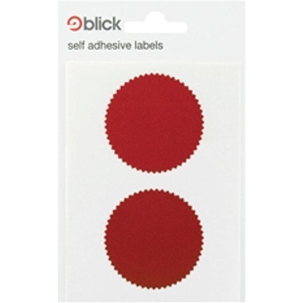 Blick Company Seal 50mm Diameter Red 8 Per Dispenser 160 Pack RS014652