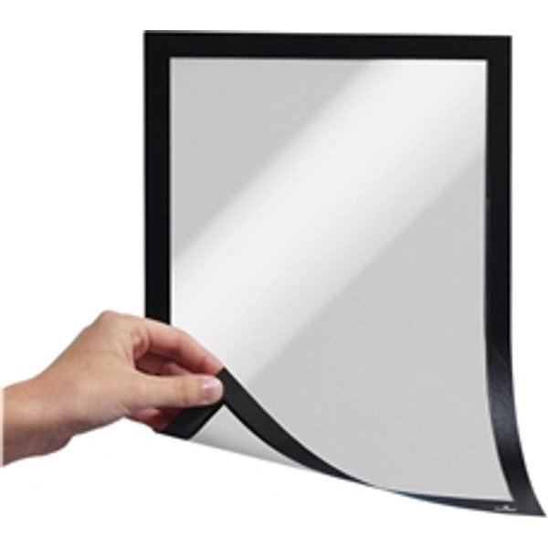 Durable DURAFRAME Magnetic Frame Sign & Document Holder A4 Black