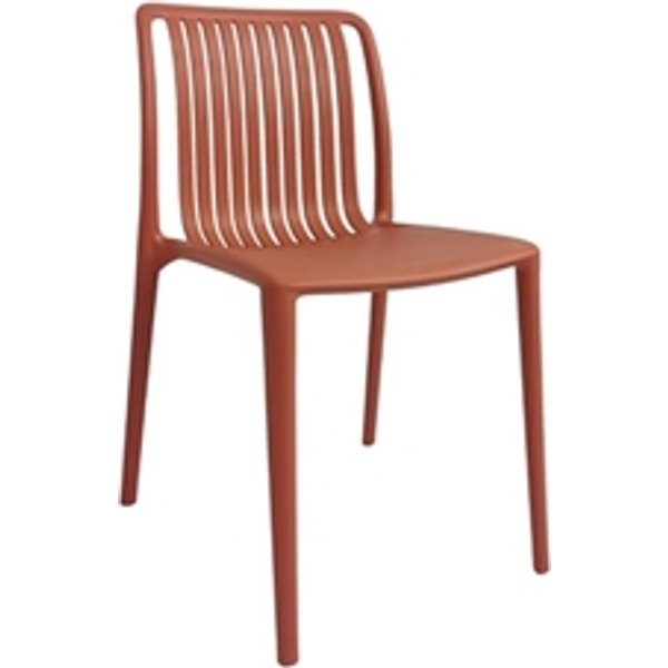 Bolero Verona Café Chairs Mild Orange (2 pack)