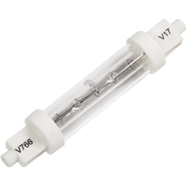 Jacketed Infrared Quartz Bulb R7 118mm 200W