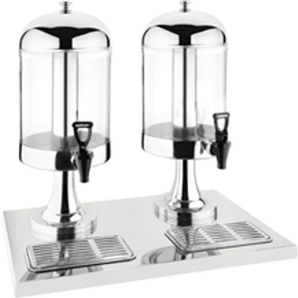 Olympia Double Juice Dispenser with Drip Tray