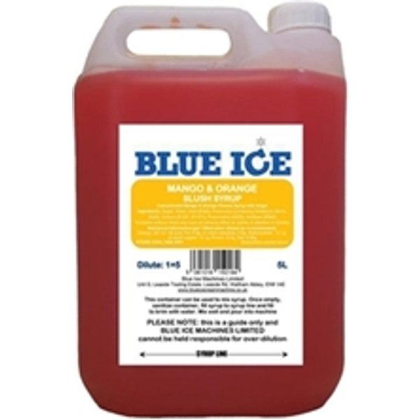 Blue Ice Slush Mix Mango & Orange Flavour 5Ltr