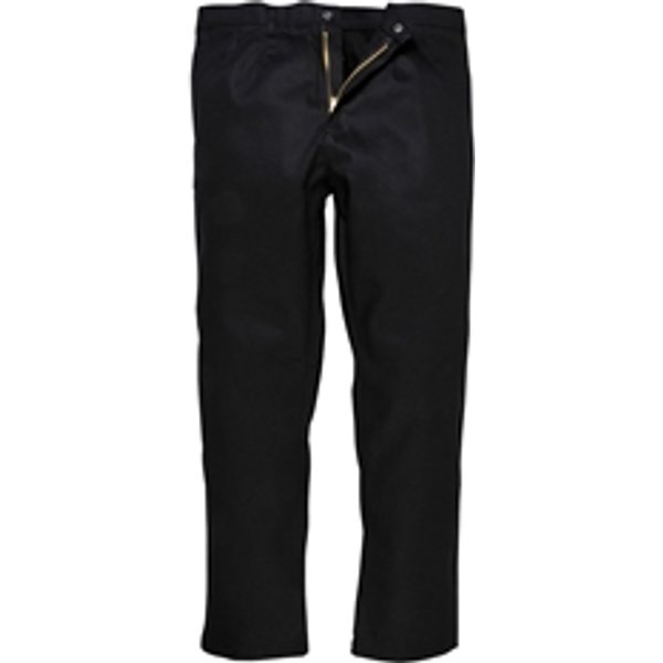 BizWeld Mens Flame Resistant Trousers Black S 32"