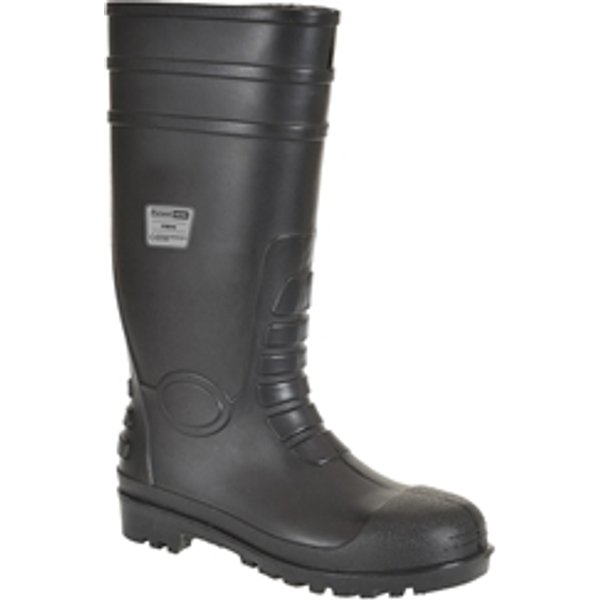 Portwest Safety Wellington Boots Black Size 5