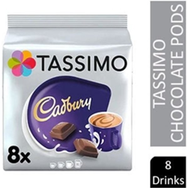 Tassimo Cadbury Chocolate Pods 8+2 (10 Drinks)