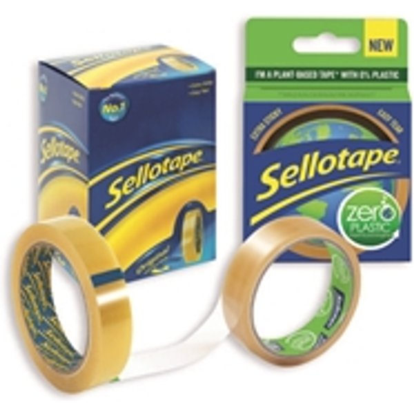 Sellotape Golden Tape 24mm x 66m - Buy 6 Get 1 Free Zero Plastic Tape