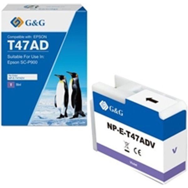 G+G Compatible Epson T47AD Violet Ink Cartridge C13T47AD00