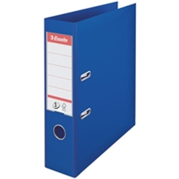 Esselte No 1 Lever Arch File Slotted 75mm A4 Blue Pack of 10 811350