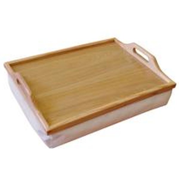 Aidapt Wooden Lap Tray with Cushion - 8x40x30.2cm
