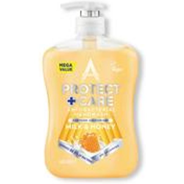 Protect and Care Antibacterial Handwash Milk and Honey 600ml (Pack 12)