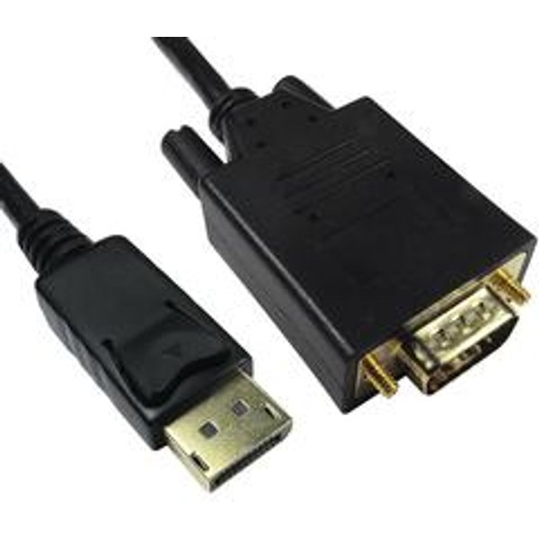 5 Star 1m DisplayPort to VGA Cable
