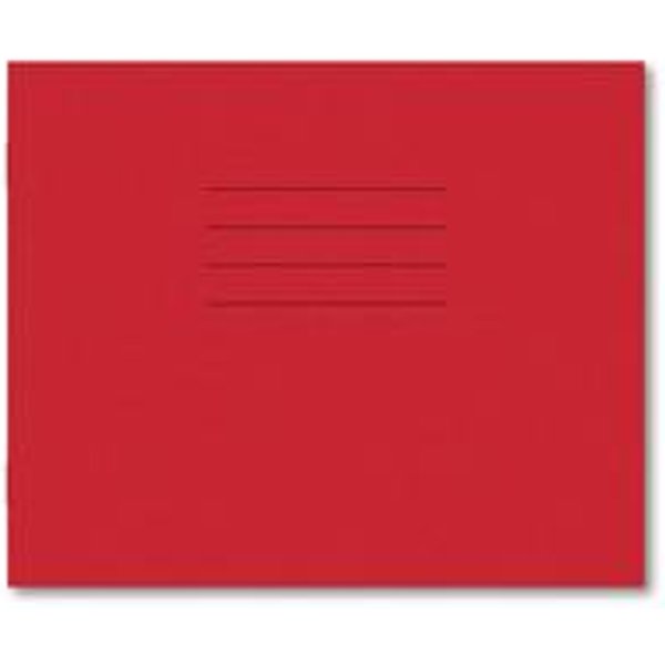 Hamelin Handwriting Book 6/21mm Lined 40 Page 165x200 Red (Pack 100)