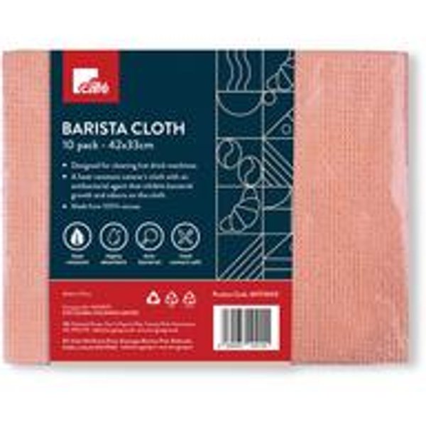 MyCafe Barista Cleaning Cloth Orange (Pack of 10) MYC10415