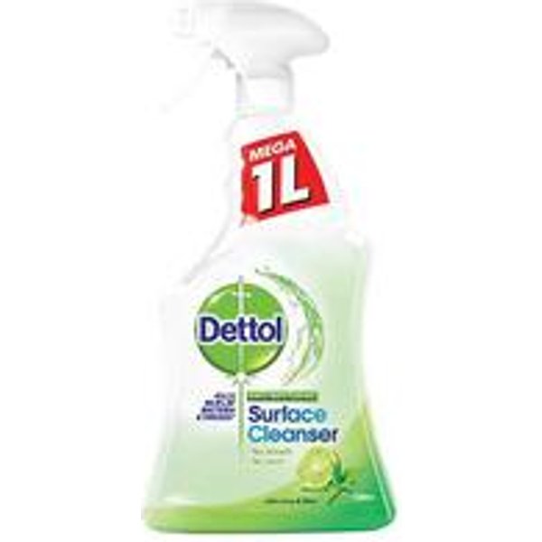 Dettol Antibacterial Surface Cleanser 1L Lime and Mint (Pack 6)