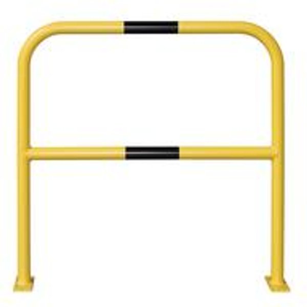 5 Star Steel Hoop Barrier 1000x1000mm Yellow/Black