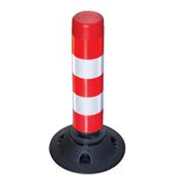 5 Star Traffic-Line Flexible Off-Highway Post 460mm Red/White