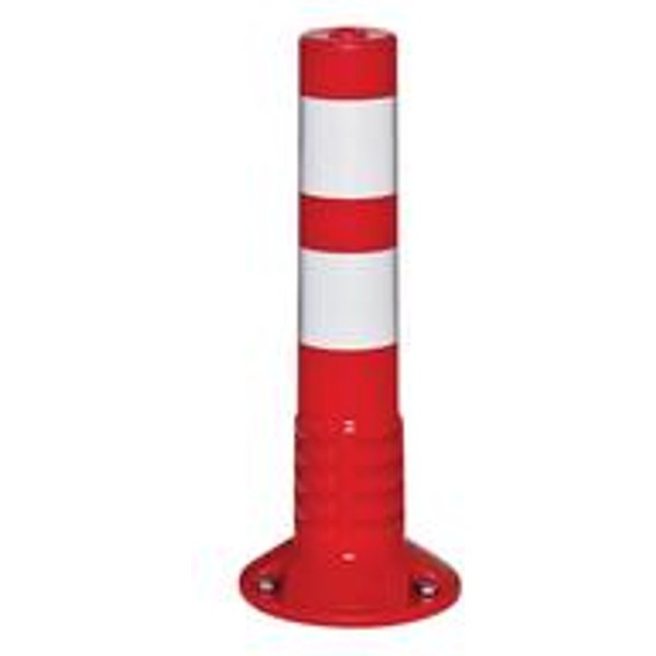 5 Star FlexBack Traffic Post - Red/White