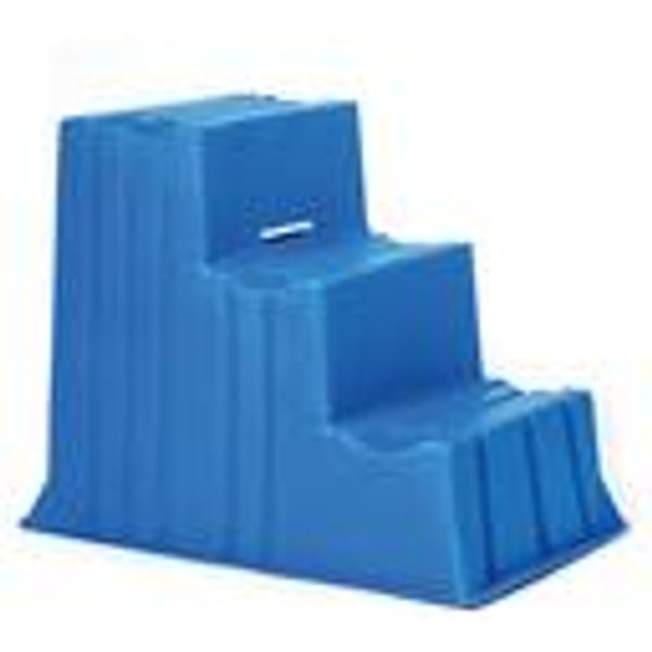 5 Star 3 Tread Industrial Steps - Blue