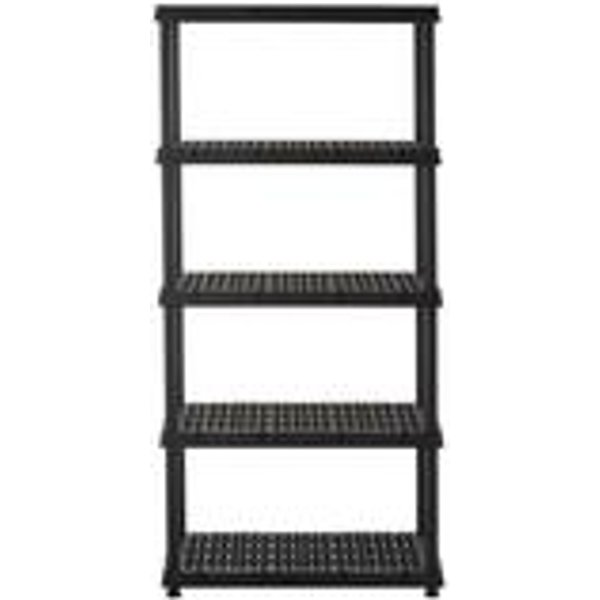 5 Star Heavy Duty 5 Tier Plastic Shelving Unit