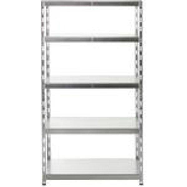5 Star Heavy Duty 5 Tier Galvanised Shelving Unit