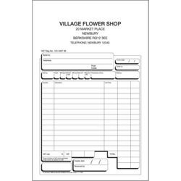Rexel Scribe 654 2-Part Receipt Refills (100 Sheets)