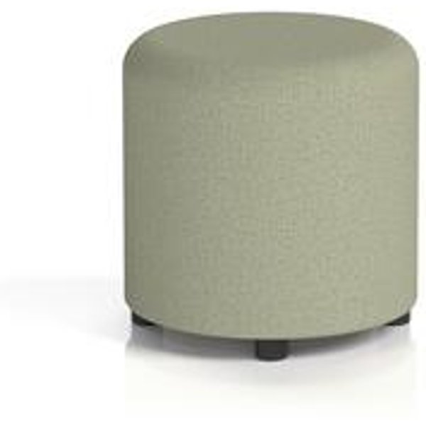 Harlestone Small Round Stool in Flax Fabric