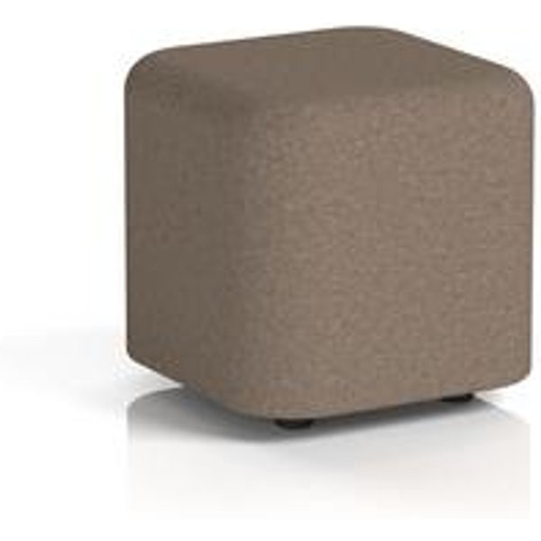Harlestone Small Square Stool in Theory Fabric