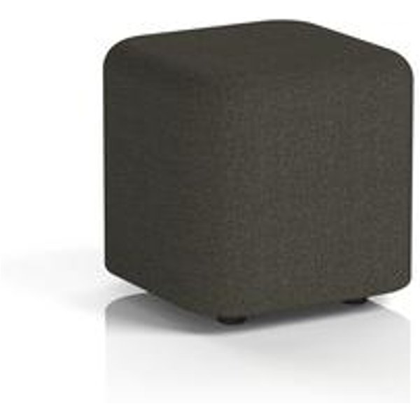 Harlestone Small Square Stool in Flax Fabric