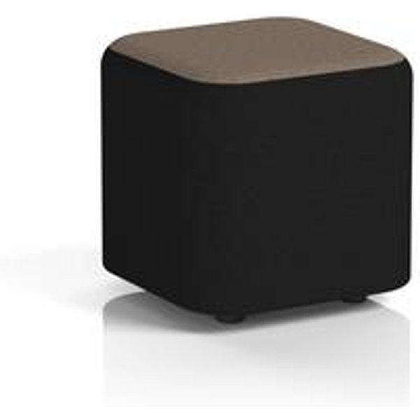 Harlestone Small Square Stool In X2 Fabric - Diameter Body Theory Top