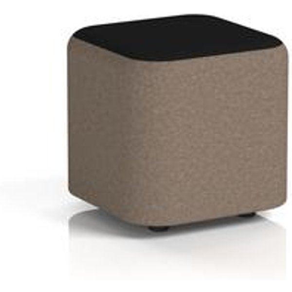 Harlestone Small Square Stool in Theory Fabric
