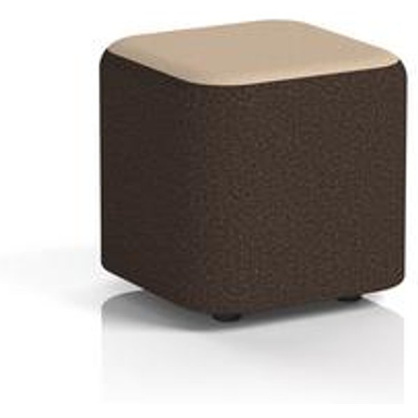 Harlestone Small Square Stool in Synergy Fabric