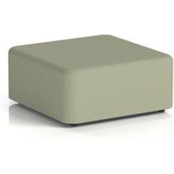 Harlestone Large Square Stool in Flax Fabric