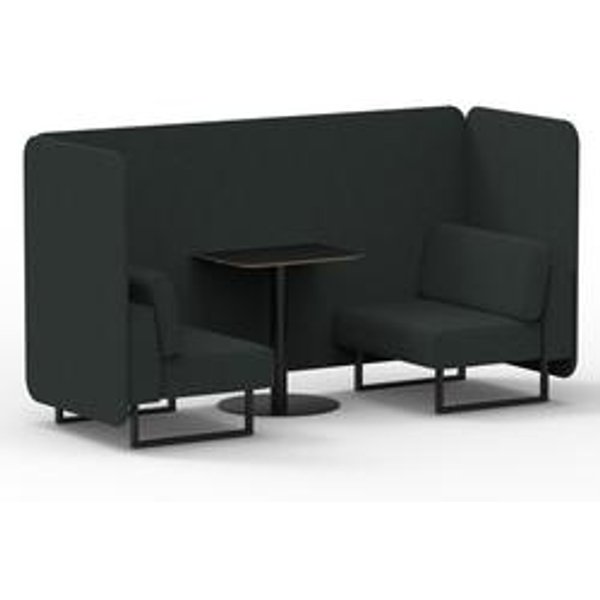 Brixworth 2 Person Bench Booth with Integrated Table