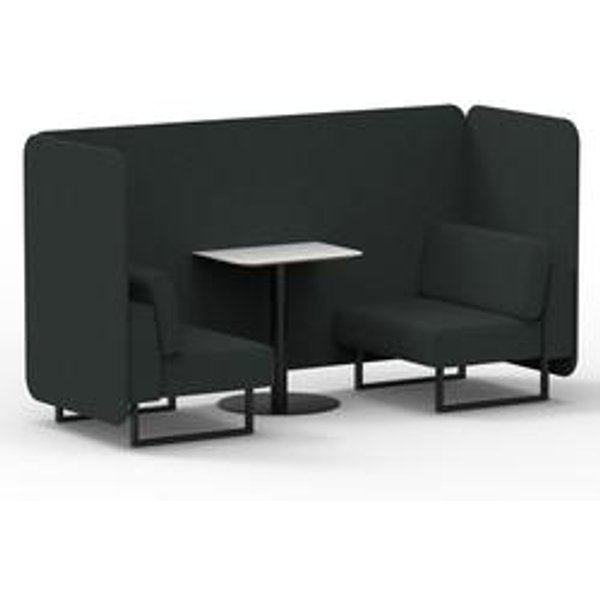 Brixworth 2-Seater Bench Booth with White Table