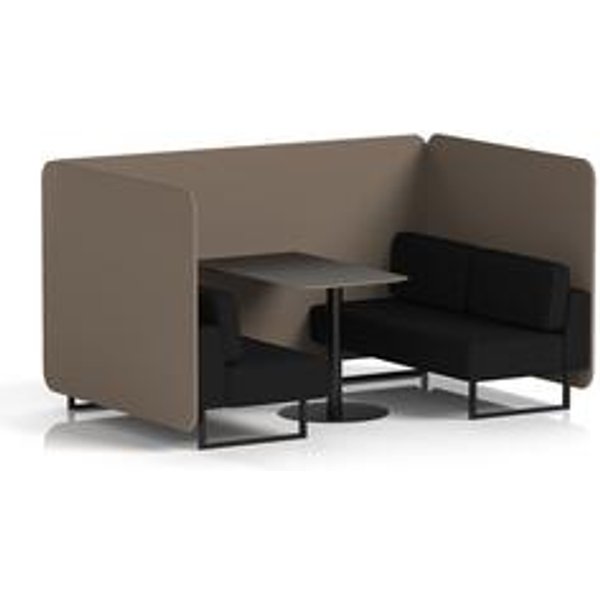 Brixworth 4 Person Bench Booth with Table