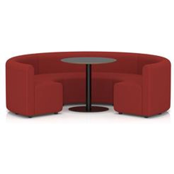 Mawsley Circular Low Back Modular Booth Seating