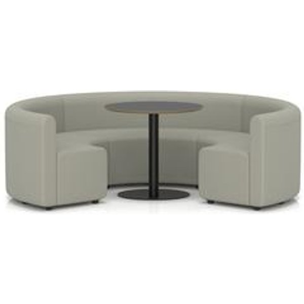 Mawsley Circular Low Back Booth Seating