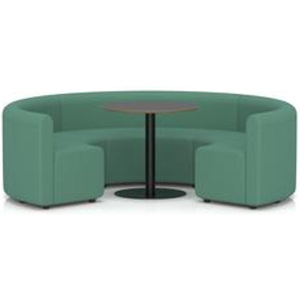 Mawsley Mod Seating Circular Booth Low Back