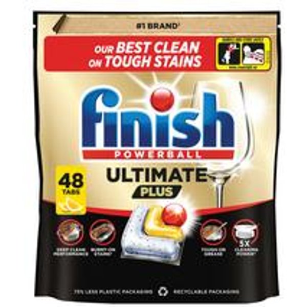 Finish Ultimate Plus Lemon Dishwasher Tablets - 6 x 48 Pack