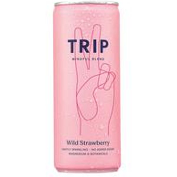 TRIP Mindful Blend Wild Strawberry Magnesium Drink 250ml (12 Pack)