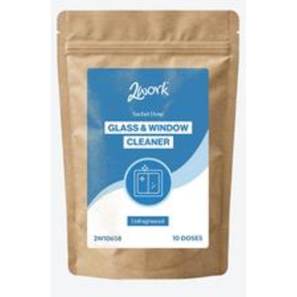 2Work Fragrance-Free Glass Cleaner Refills (10 Pack)