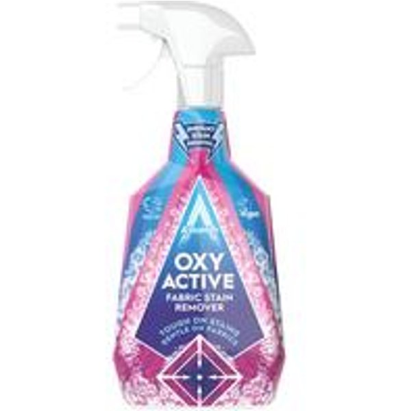 Astonish Oxy Active Pink Blossom Fabric Stain Remover Spray 750ml (Pack of 12)