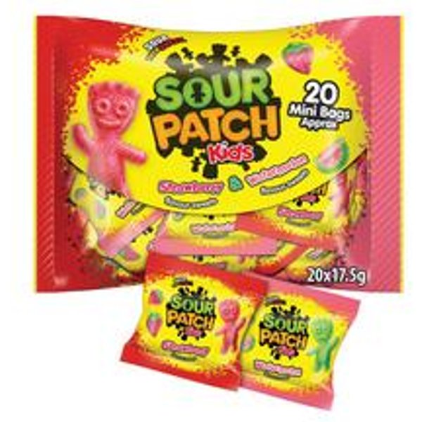 Cadbury Sour Patch Kids Strawberry/Watermelon Treatsize Bag 350g