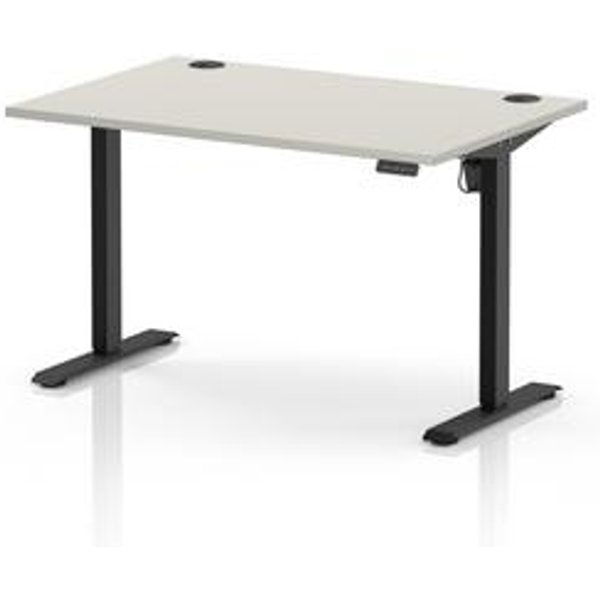 Air Lite Height Adjustable Desk with Dove Grey Top