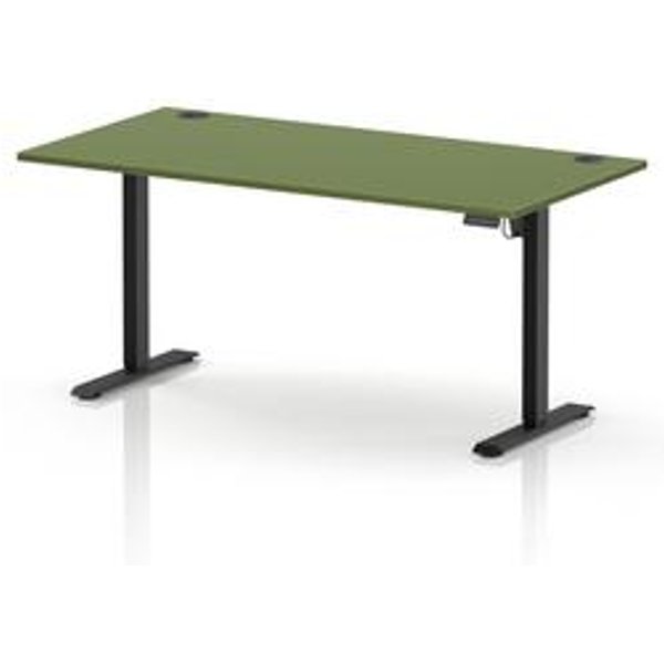 Air Lite Height Adjustable Sit-Stand Desk - Moss Green
