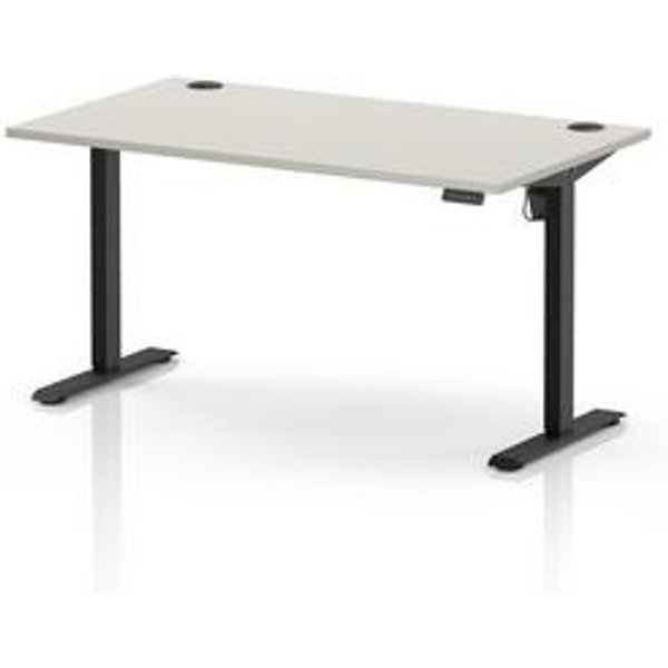 Air Lite Height Adjustable Electric Desk - Dove Grey