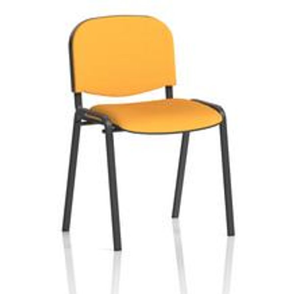 ISO Senna Yellow Meeting Chair with Black Frame