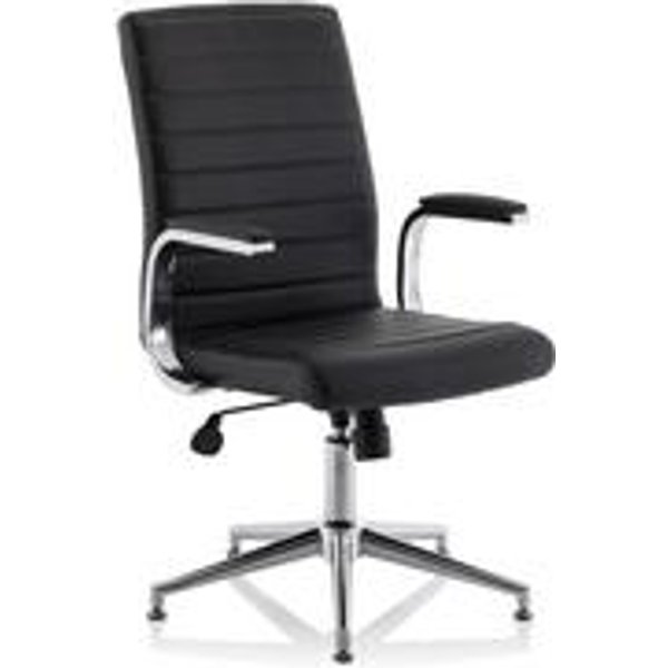 Ezra Executive Leather Office Chair with Glides